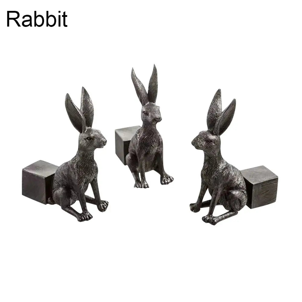 3-Piece Animal Resin Plant Pot Feet | Bonsai & Flower Pot Stand Plant Pot Feet Richie's Rabbit