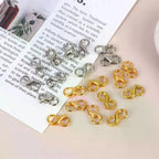 10Pcs Figure 8 Lobster Clasp 18x11mm Zinc Alloy Jewelry Findings Jewelry Findings Richie's
