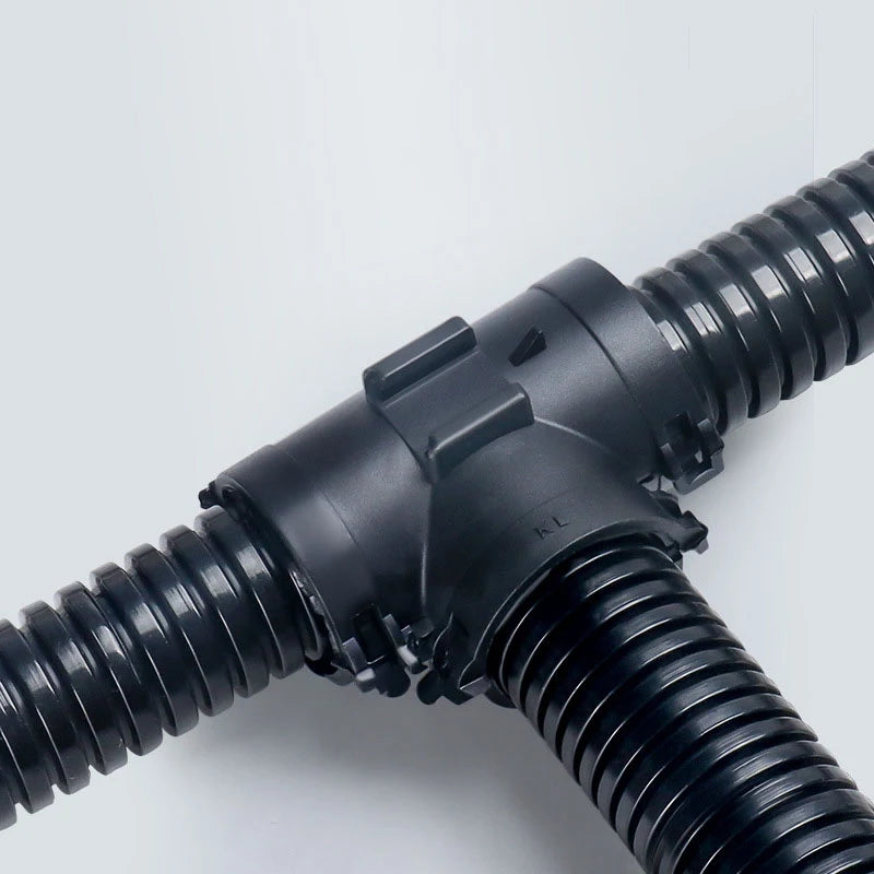 5Pcs T/Y-Shape Three-Way Corrugated Hose Wiring Connector Wiring Harness Connector Richie's