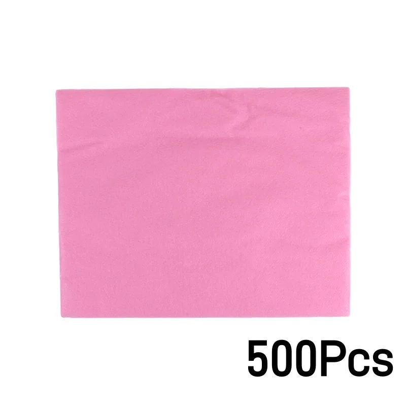 Disposable Nail Dust Collector Filter Paper 100–500 Pcs Nail Dust Filter Richie's pink-500pcs