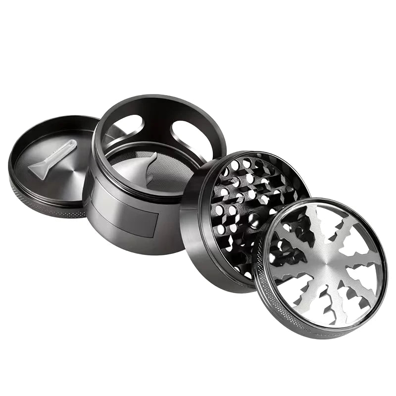 60mm Four-Layer Zinc Alloy Herb & Spice Grinder Herb Spice Grinder Richie's