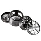 60mm Four-Layer Zinc Alloy Herb & Spice Grinder Herb Spice Grinder Richie's