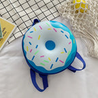 Cute Cartoon Donut Kids Backpack – Kindergarten Boys Girls Kids Cartoon Backpack Richie's Blue