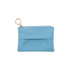 Zippered Pocket Tissue Holder PU Mini Pouch – Wallet Organizer Tissue Holder Pouch Richie's Blue