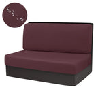 2-Pack Stretch RV Dinette Cushion Covers – Slip-On Seat Covers Seat Cushion Covers Richie's Brown