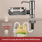 Kitchen Sink Soap Dispenser Pump with Rack & Extension Tube Soap Dispenser Richie's