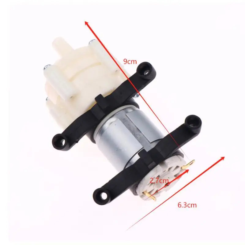 R385 Miniature DC 6–12V Diaphragm Water Pump | Low Noise Diaphragm Water Pump Richie's White