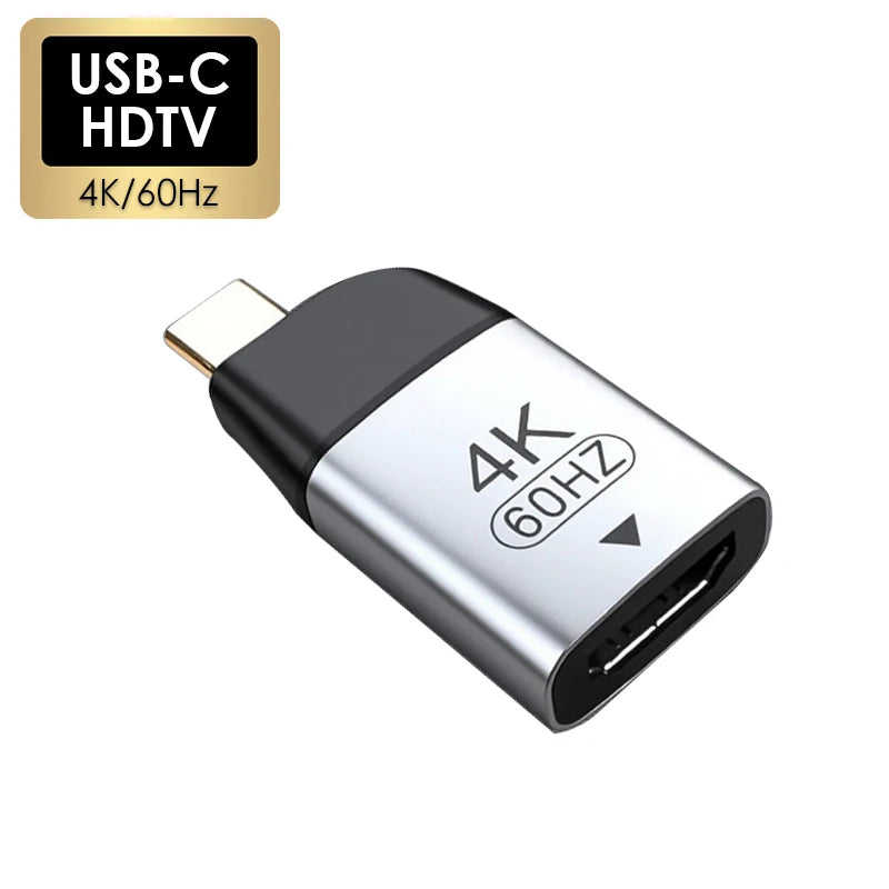 USB-C to HDMI 4K 60Hz Adapter – Aluminum for MacBook & Laptop USB-C Video Adapter Richie's 4K 60Hz
