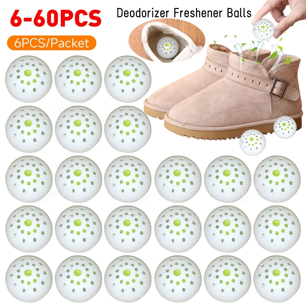 Jasmine Shoe Deodorizer Balls – Long-Lasting Freshener 6–60 Pcs Shoe Deodorizer Balls Richie's