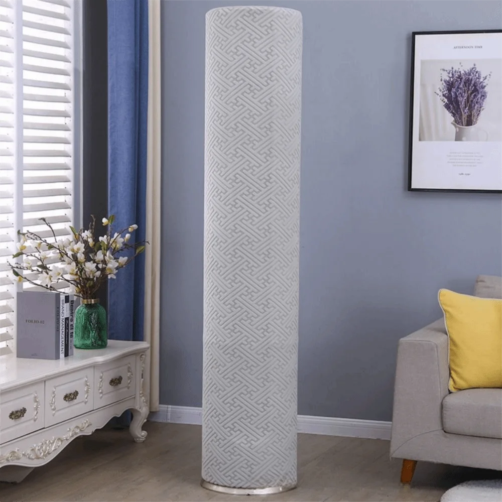 High Elasticity Standing AC Dust Cover – Large Cylindrical AC Dust Cover Richie's Grey