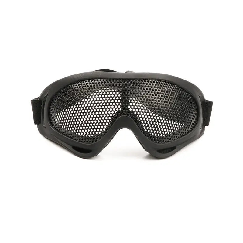 Tactical Airsoft Paintball Metal Mesh Goggles – UV Protection Tactical Mesh Goggles Richie's Black
