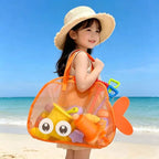 Large Mesh Beach Toy Bag – Portable Pool & Outdoor Organizer Mesh Storage Bag Richie's