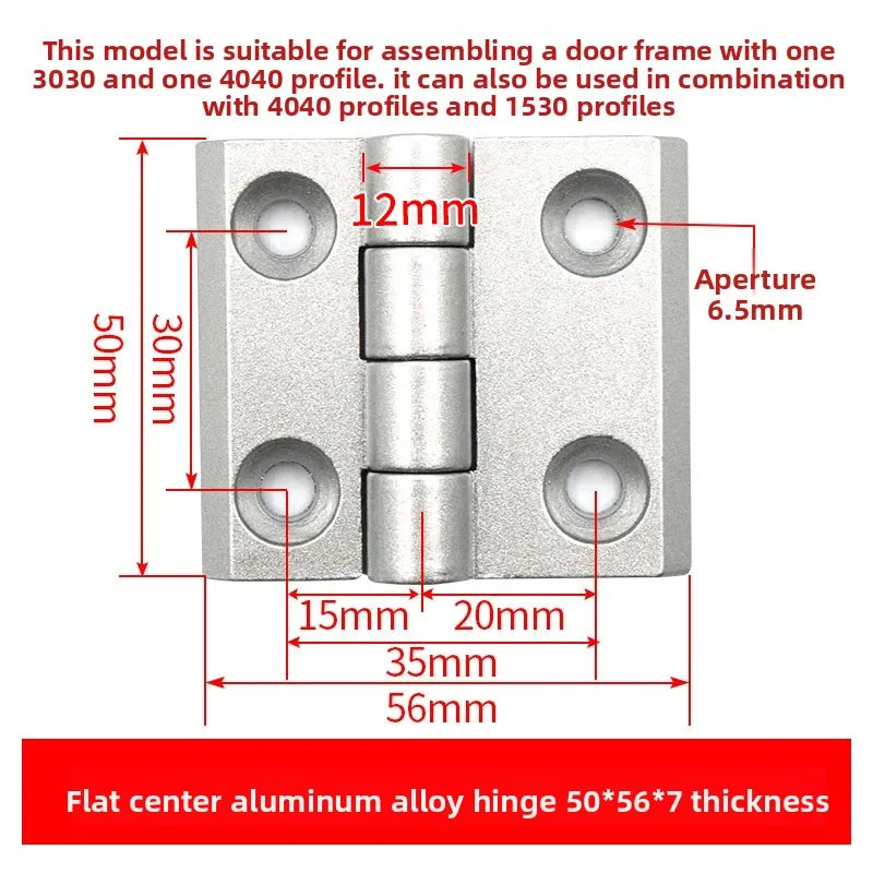 Aluminum Gun Stock Hinges 2020/3030/4040/5050 – Doors & Cabinets