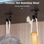 5-Pack Stainless Steel Screw-Mount Ceiling & Under-Shelf Hooks Ceiling Shelf Hooks Richie's