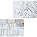Adjustable Stainless Steel Sink Organizer Hanging Drain Basket Sink Organizer Basket Richie's Default Title