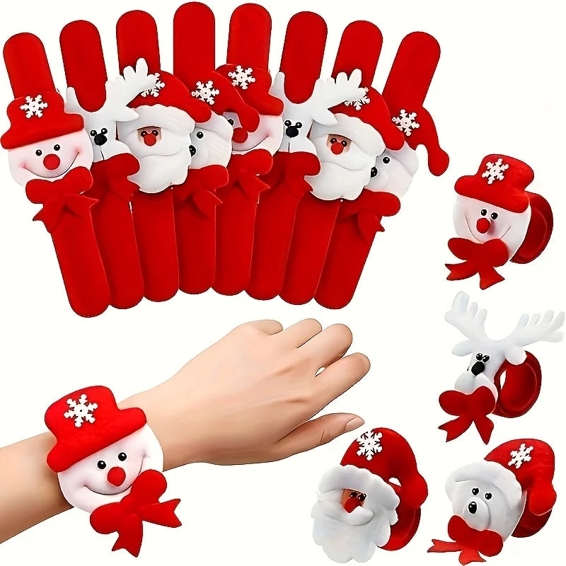 Christmas Bracelets – Santa, Snowman & Reindeer Designs Holiday Bracelet Set Richie's