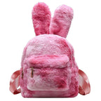 Kids Plush Rabbit Mini Backpack – Cute Bear Pendant Shoulder Bag Kids Mini Backpack Richie's Pink