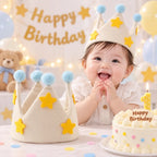 Felt Party Crown Hat – Kids Birthday Princess Photo Prop Party Crown Hat Richie's