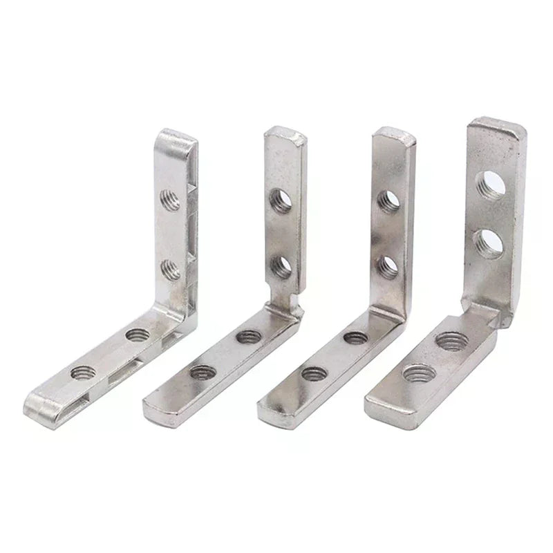 Aluminum Angle Slot Connector 2020 3030 4040 Profile (2/4 Pcs) Aluminum Profile Bracket Richie's