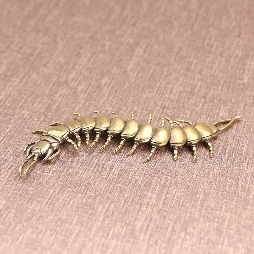 Brass Centipede Tea Pet Ornament | Tea Tray Décor Figurine Tea Pet Ornament Richie's Default Title