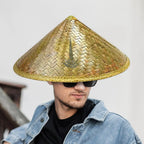 Handmade Chinese Straw Hat – Foldable, Adjustable, Breathable Straw Sun Hat Richie's