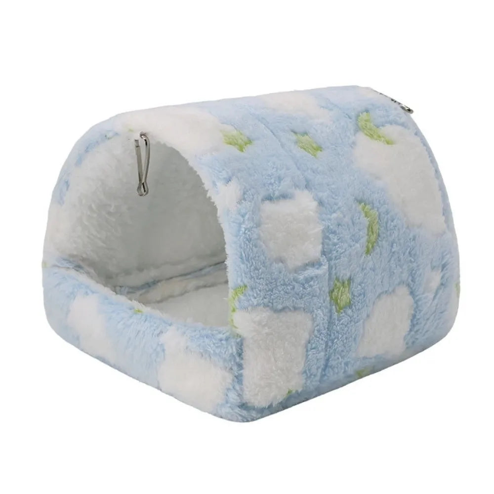 Hanging Plush Bird Nest Tent – Warm Parrot & Hamster Hut Bird Nest Hut Richie's A S
