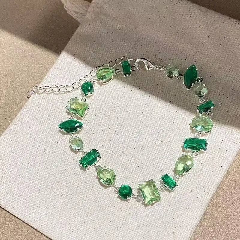 Sparkling Zircon Crystal Bracelet for Women | Y2K Style Fashion Bracelet Richie's A7