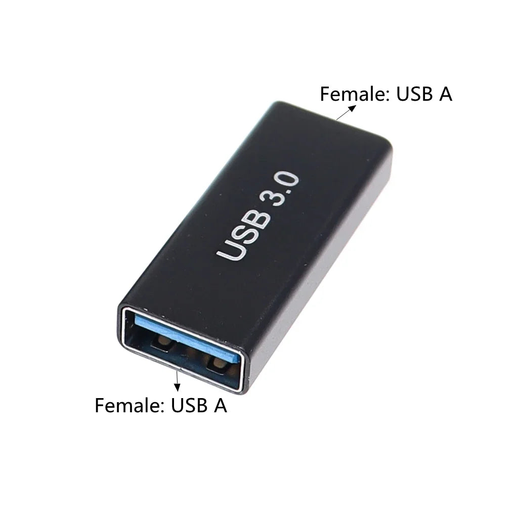 USB 3.0 Female to Female Adapter | Type-A AF Coupler Extender USB Adapter Richie's USB3.0