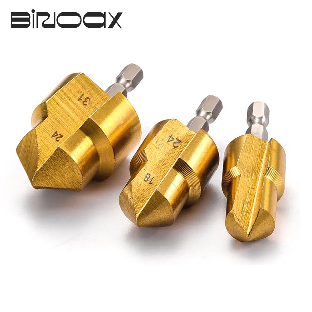 Binoax PPR Pipe Reamer Chamfer Step Drill Bit 20/25/32mm Step Drill Reamer Richie's