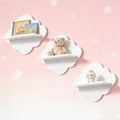 Cloud-Shaped Floating Wall Shelves Set of 3 – Kids Room Decor Floating Wall Shelves Richie's Default Title