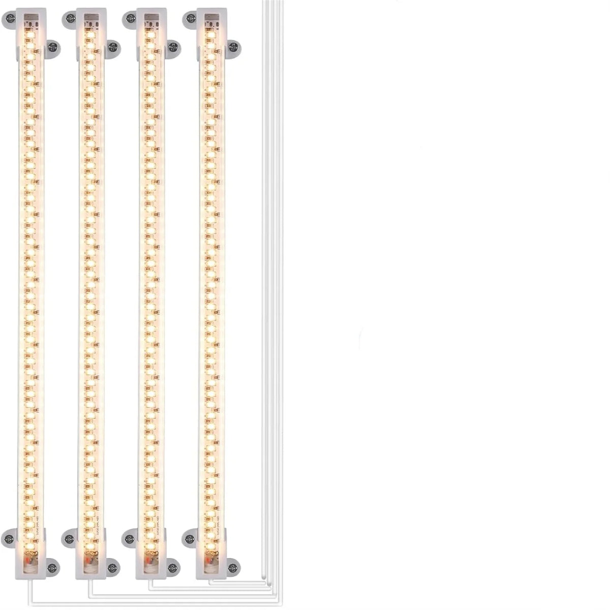 Full Spectrum LED Grow Light Strip USB 5V Dimmable Plant Lamp LED Grow Light Strip Richie's White 4Heads 3000K USB No plug