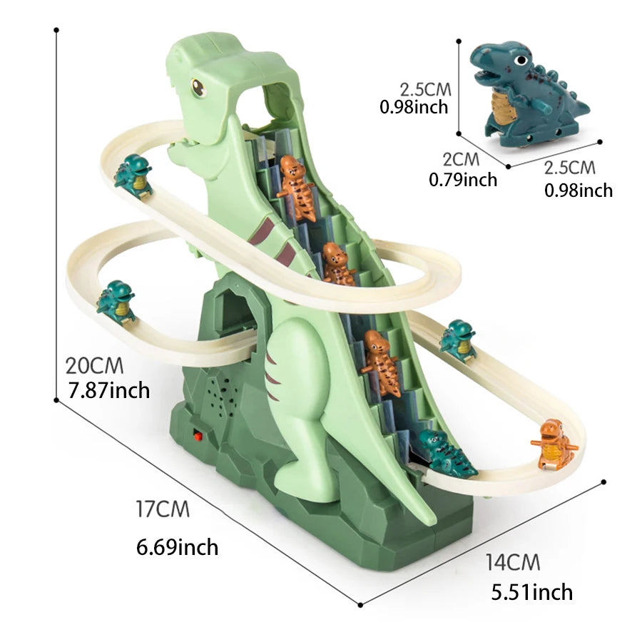Dinosaur Climbing Slide Music Toy with 3 Dinosaurs | Kids Gift Electric Dinosaur Toy Richie's