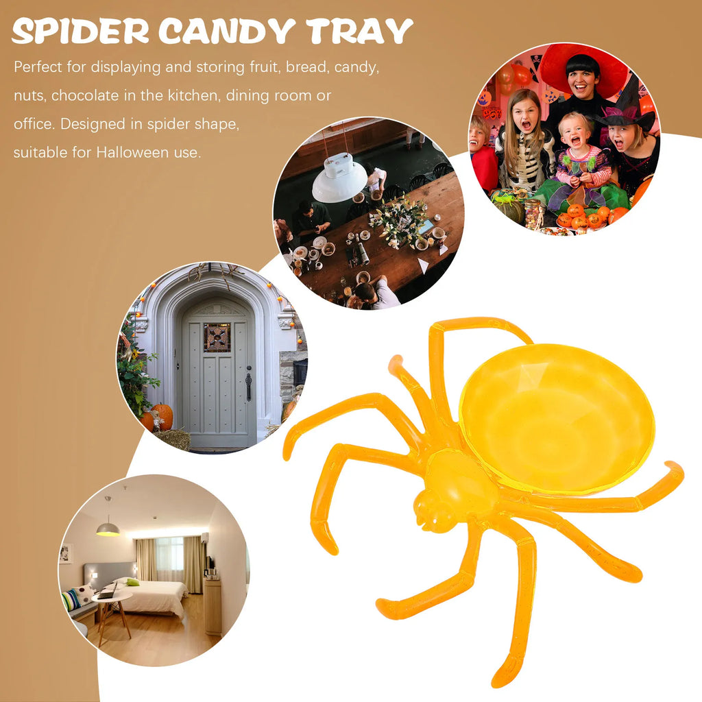 Spider Halloween Serving Tray – ABS Candy & Dessert Display Halloween Serving Tray Richie's
