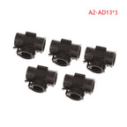 5Pcs T/Y-Shape Three-Way Corrugated Hose Wiring Connector Wiring Harness Connector Richie's A2