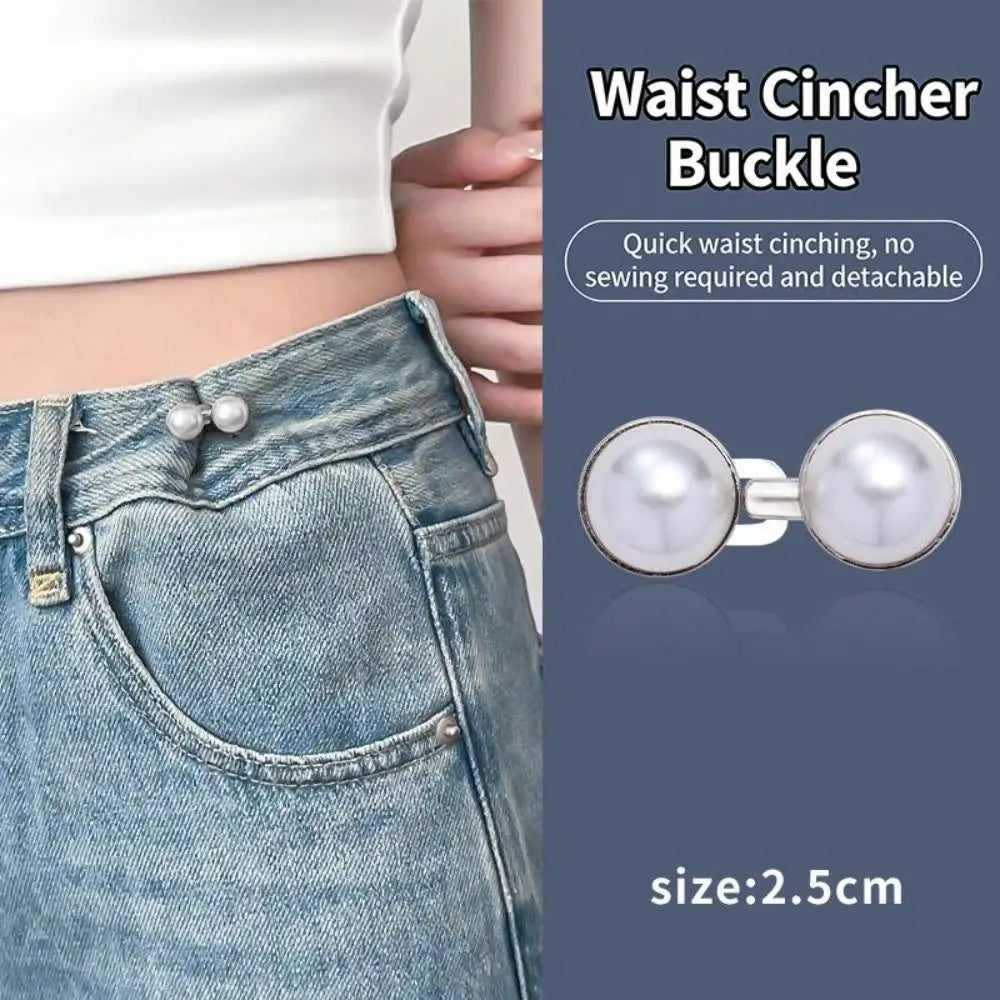 Rhinestone Adjustable Waist Buckle – Detachable Jean Clasp Waist Buckle Clasp Richie's