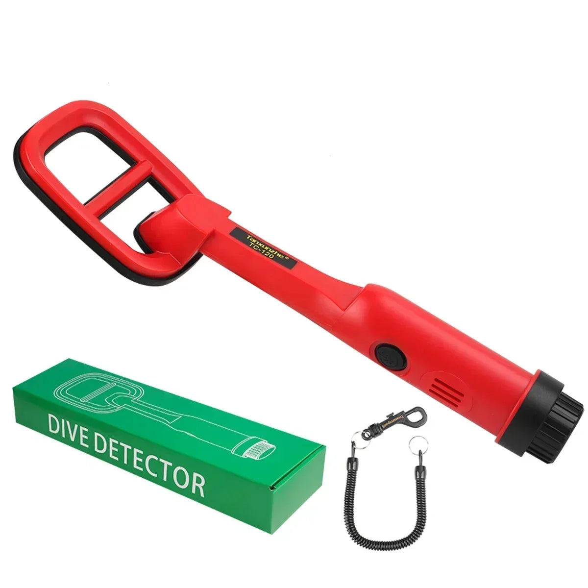 TC-120 Waterproof Diving Pinpointer Pulse Induction Metal Detector Pinpointer Metal Detector Richie's TC-120 red