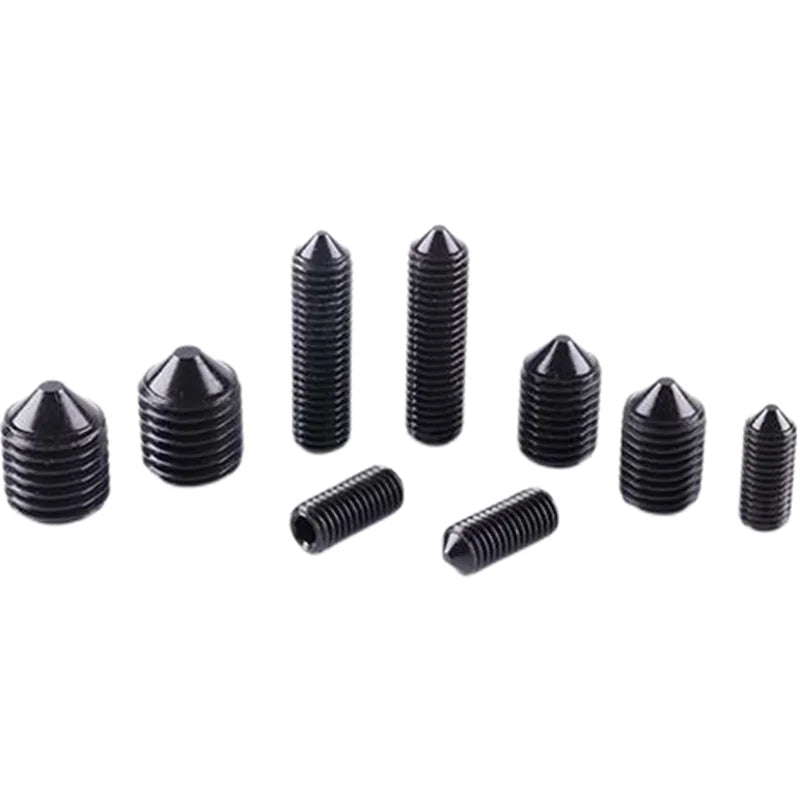 DIN914 Hex Socket Grub Set Screws M2–M6 Black Cup Point Grub Set Screws Richie's
