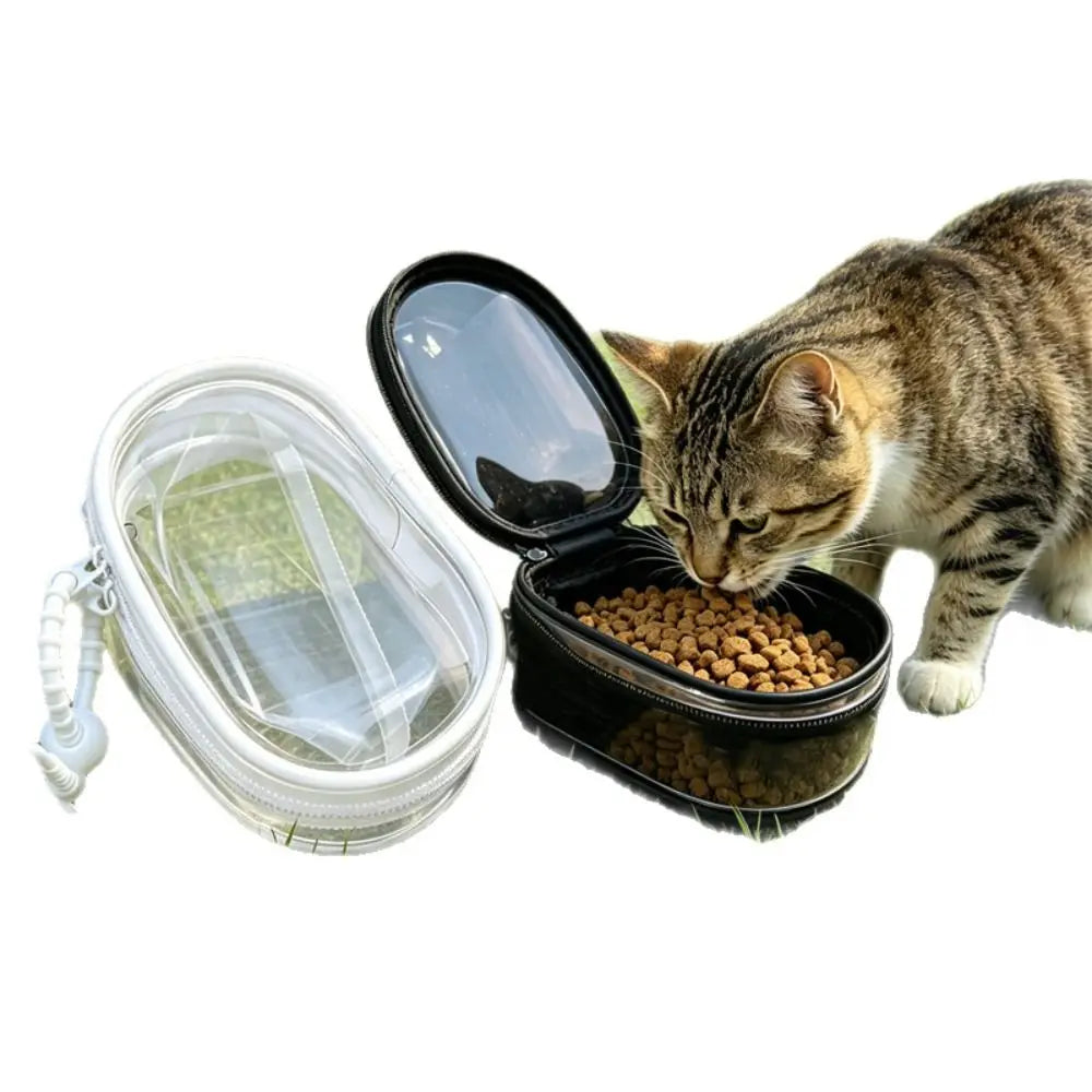 Transparent PVC Pet Food Pouch with Zipper & Hanging Loop Pet Treat Pouch Richie's