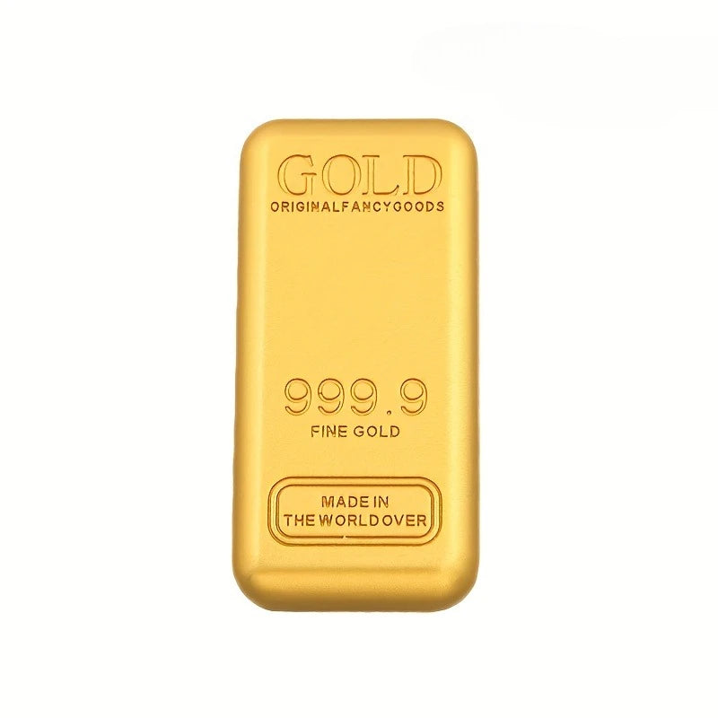 Realistic Gold Bar Replica – Metal Alloy Home & Office Decor Decorative Replica Richie's