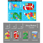 Christmas Electrostatic Window Clings – Snowflake & Santa Stickers Christmas Window Stickers Richie's