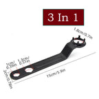 Angle Grinder 4-Claw Spanner Wrench – Flange Removal Tool Angle Grinder Wrench Richie's 3 In 1