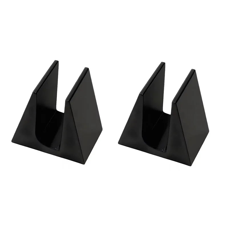 Vertical Weight Scale Stand Organizer – Space-Saving Rack Scale Storage Stand Richie's Black-2pcs
