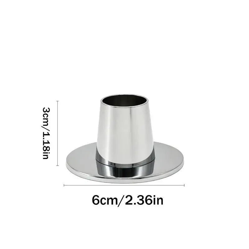 Elegant Metal Candlestick Holder Vintage Tabletop Candle Stand Candle Holder Richie's A1