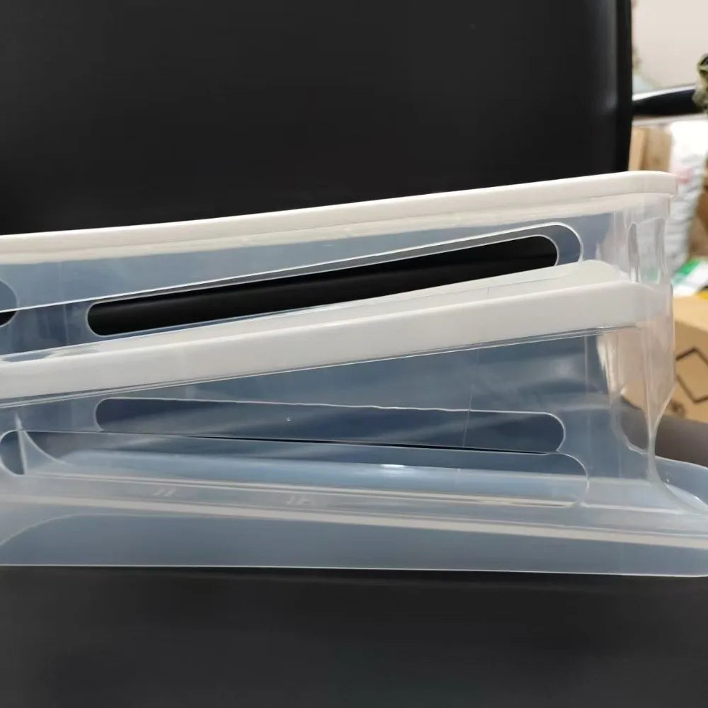 Transparent Egg Storage Box – Auto Rolling Ladder Dispenser Egg Storage Dispenser Richie's 01