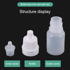 5-Pack Refillable Squeeze Dropper Bottles 3–100ml | Oil, Paint & Ink Squeeze Dropper Bottles Richie's