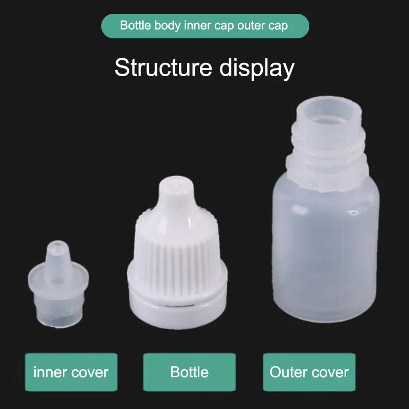 5-Pack Refillable Squeeze Dropper Bottles 3–100ml | Oil, Paint & Ink Squeeze Dropper Bottles Richie's