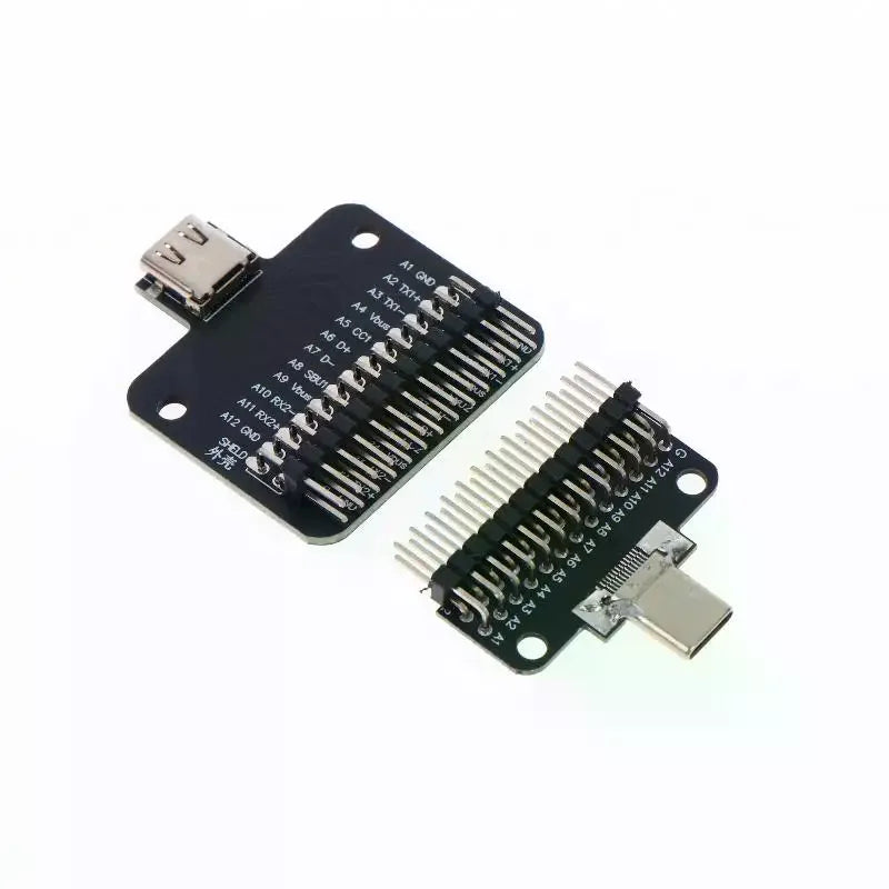 USB Type-C Male & Female Test Board 24P USB 3.1 Adapter USB Adapter Board Richie's