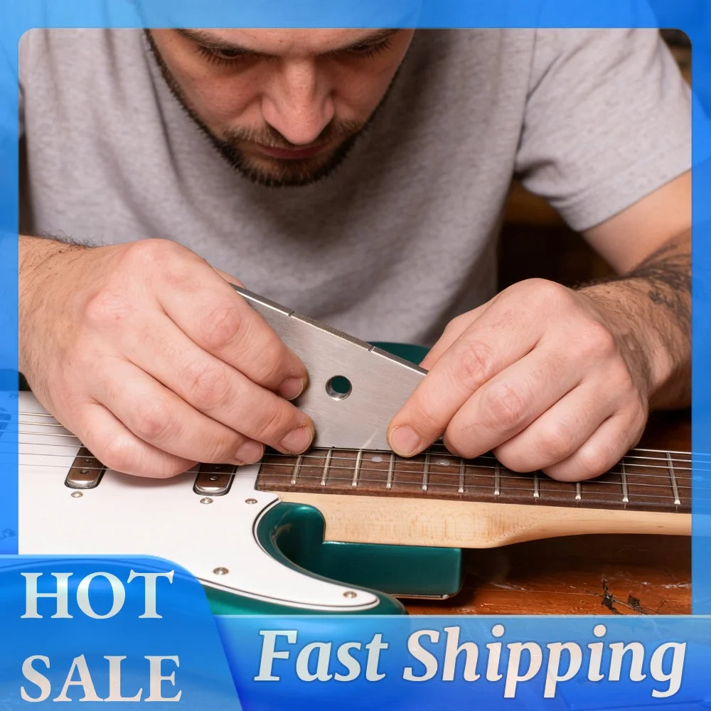 Guitar Fret Leveling Tool – Stainless Steel Diamond Luthier File Luthier Fret Tool Richie's