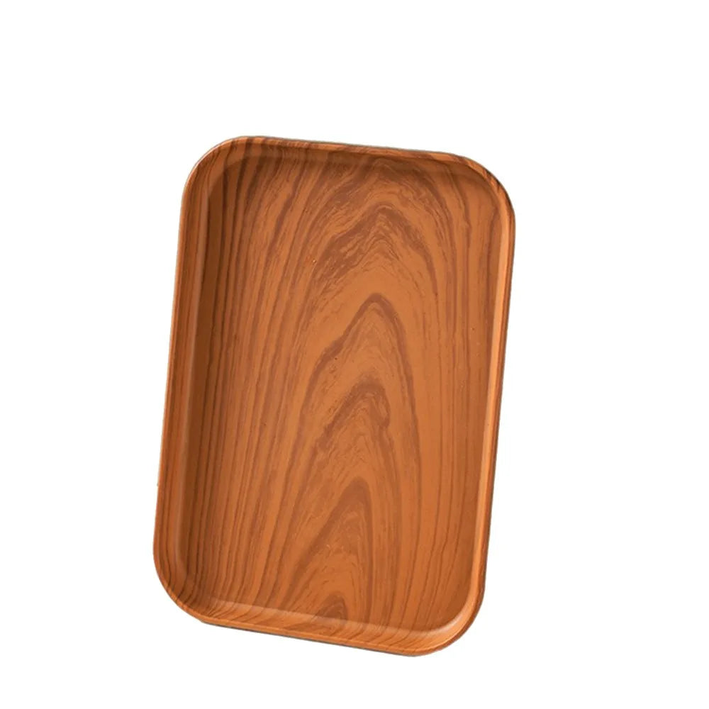 Nordic Style Plastic Rectangular Storage & Service Tray Serving Tray Richie's Dark Color 24X17cm