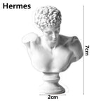 Greek Mythology Plaster Bust Statue | Resin Figurine Home Decor Bust Figurine Statue Richie's Hermes